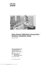 Cisco AIR-RM1252G-A-K9= - Aironet RM1252G Radio Module Expansion Hardware Installation Manual