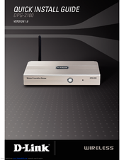 D-Link DPG-2100 - Wireless Presentation Gateway Quick Installation Manual