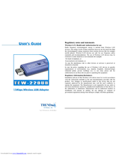 TRENDnet TEW-229UB User Manual