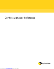 SYMANTEC CONFLICTMANAGER Reference