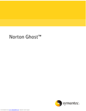 SYMANTEC NORTON GHOST Manual