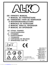 AL-KO LT 251 E Owner's Manual