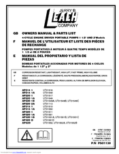 HOMELITE AP220 1 Owner's Manual & Parts List