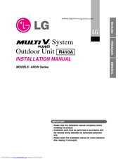 LG ARUN350DT2 Installation Manual
