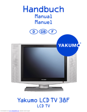 YAKUMO LCD TV 38F Manual
