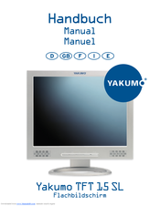 YAKUMO TFT 15 SL Manual
