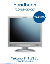 YAKUMO TFT 19 SL Manual