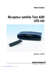 KATHREIN UFD 440 Mode D'emploi