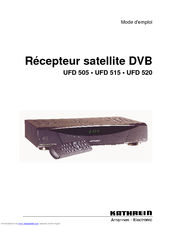KATHREIN UFD 505 Mode D'emploi