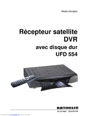 KATHREIN UFD 554 Mode D'emploi