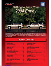 GMC ENVOY GTK 2004 Manual