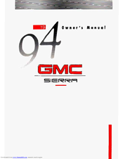 GMC SIERRA 1994 Manual