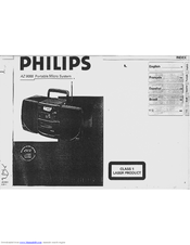 Philips AZ9055 - Portable Radio Cass Rec Manual Do Usuário