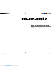 Marantz SR8002 Mode D'emploi