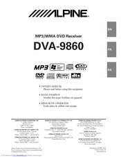 Alpine DVA-9860 Owner's Manual