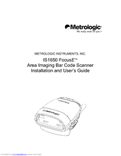 Metrologic MK1650-62B14 - Metrologic IS1650 - Wired Stationary Barcode Scanner Installation And User Manual