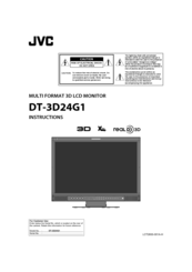 JVC DT-3D24G1 Instructions Manual