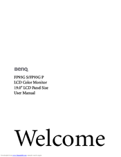 BenQ FP93G S User Manual