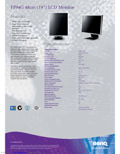 BenQ FP94G Specifications