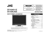 JVC DT-V20L3GZ - VȲitǠSeries Studio Monitor Instructions Manual