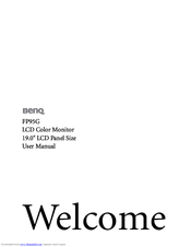 BenQ FP95G User Manual
