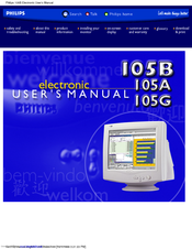 Philips 105B1399 User Manual