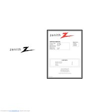 Zenith P50W38P Service Manual