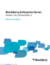 Blackberry PRD-07630-011 - Enterprise Server - PC Manual