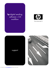 HP digital sending software v 3.0 workflow Support Manual