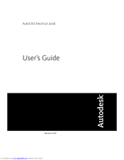 Autodesk AutoCAD Electrical 2008 User Manual