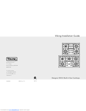 Viking Designer DGVU2605BSS Installation Manual
