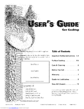 Maytag MGC4436BDC - 36in Gas Cooktops User Manual