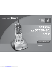 Uniden DCT7565A Series Manual D'utilisation