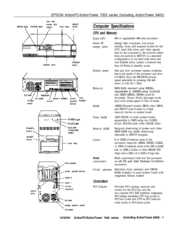 Epson ActionTower 8400 Product Information Manual