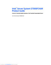 Intel S7000FC4UR - Server System - 0 MB RAM Product Manual