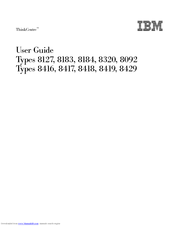 Ibm 8183 - ThinkCentre S50 User Manual