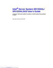 Intel SR1550ALSAS - Server System - 0 MB RAM User Manual