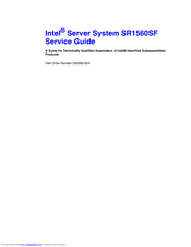Intel SR1560SF - Server System - 0 MB RAM Service Manual