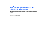 Intel SR2600UR - Server System - 0 MB RAM Service Manual