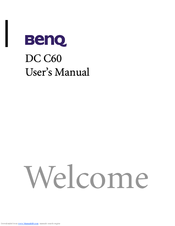 BenQ DC C60 - Digital Camera - 6.0 Megapixel User Manual