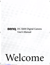 BenQ DC X600 User Manual