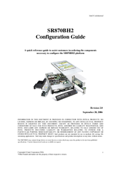 Intel SR870BH2 - Server Platform - 0 MB RAM Configuration Manual