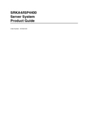 Intel ISP4400 - Server Platform - 0 MB RAM Product Manual