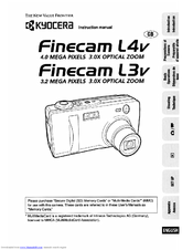 Kyocera Finecam L4v Instruction Manual