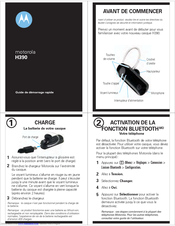 Motorola H390 Headset In ear ear bud Manuals ManualsLib