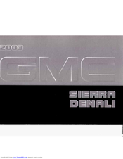 GMC SIERRA DENALI 2003 Manual