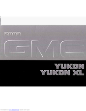 GMC YUKON XL 2003 Manual