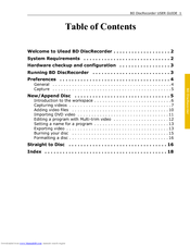 ULEAD BD DISCRECORDER Manual