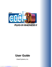 ULEAD COOL 3D-PLUG-IN MADNESS II User Manual