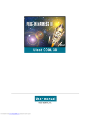 ULEAD COOL 3D-PLUG-IN MADNESS II Manual